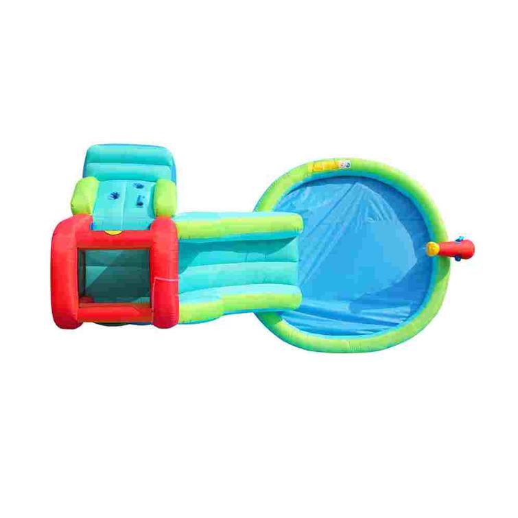 Water Slide Pool -vesiliukum&auml;ki ja uima-allas, HappyHop