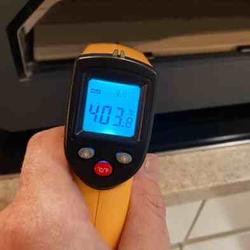 NAPOLI infrared thermometer, orange/black