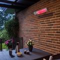 HORTUS Patio heater wall model 500/1000/1500 W, GT, 51 cm, with remote control.