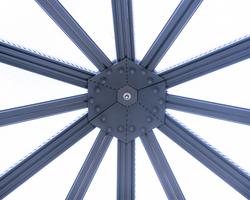 PALRAM Canopia Oasis kuusikulmainen kasvihuone  n. 9m2