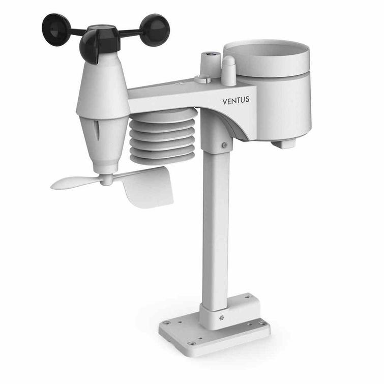 VENTUS W838 väderstation med wifi, vind- och regnmätning.