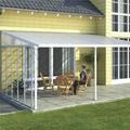 Palram Canopia Feria terassikatos 4 x 6,06m, valkoinen