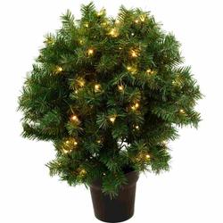 Pyöreä joulusetripuu ruukussa, korkeus 70 cm, 120 LED-valoa, 230V, NORDIC WINTER
