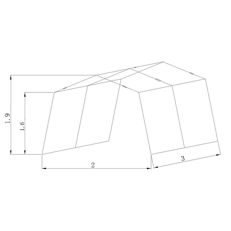 PROHALL 2X3M 500G HARMAA PIENKONETALLI