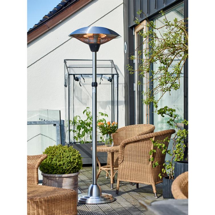 HORTUS Terrace heater floor model with adjustable foot 900/1200/2100 W, HA, available from 25.8.
