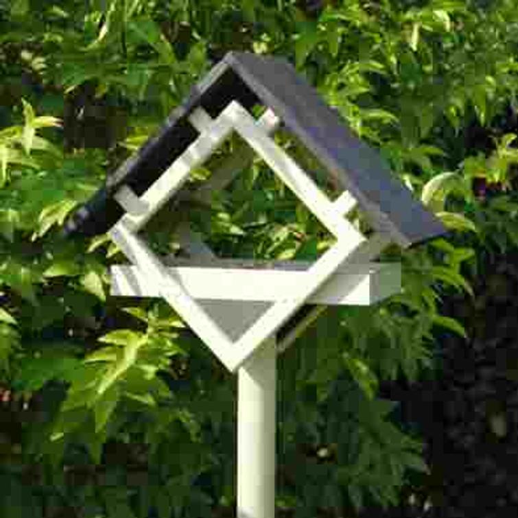 Jalallinen lintulauta, musta, oliivinvihre&auml; jalka HORTUS