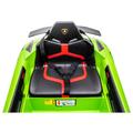 S&auml;hk&ouml;auto Lamborghini Aventador, 12V, limenvihre&auml;, NORDIC PLAY Speed.