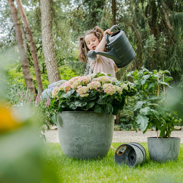 Bola ruukku art stone - Grey Ø28 x K24