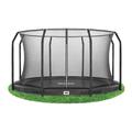 SALTA Trampoline Excellent Ground Ø366 cm, black, including safety net.