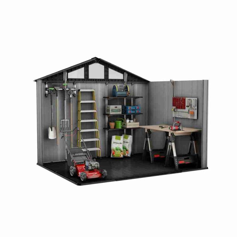 Pihavarasto Stronghold 10 x 8 (3x2,5m), harmaa, Keter
