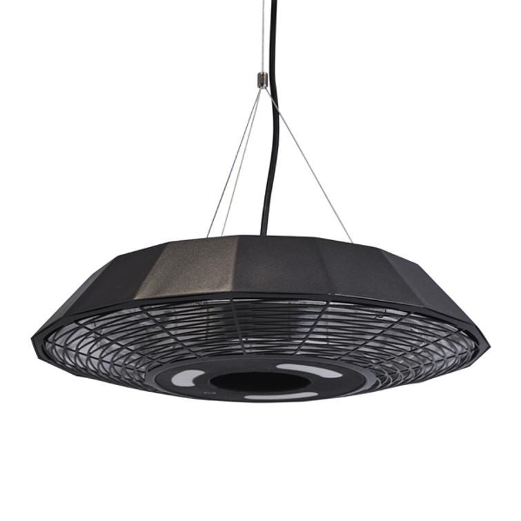 HORTUS Patio heater 211-315 hanging 2000 W, GT, Ø45cm, black.