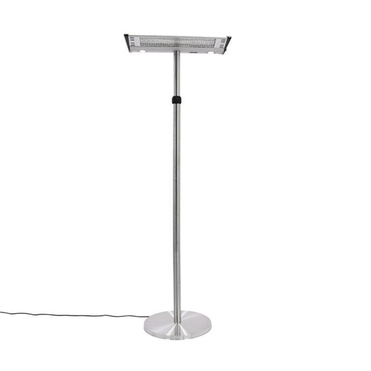 HORTUS Terassilämmitin lattiamalli 1000/2000 W, GT, hopea.