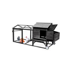 Kanakoppi puuta, mustaksi petsattu 245 x 90 x 113 cm