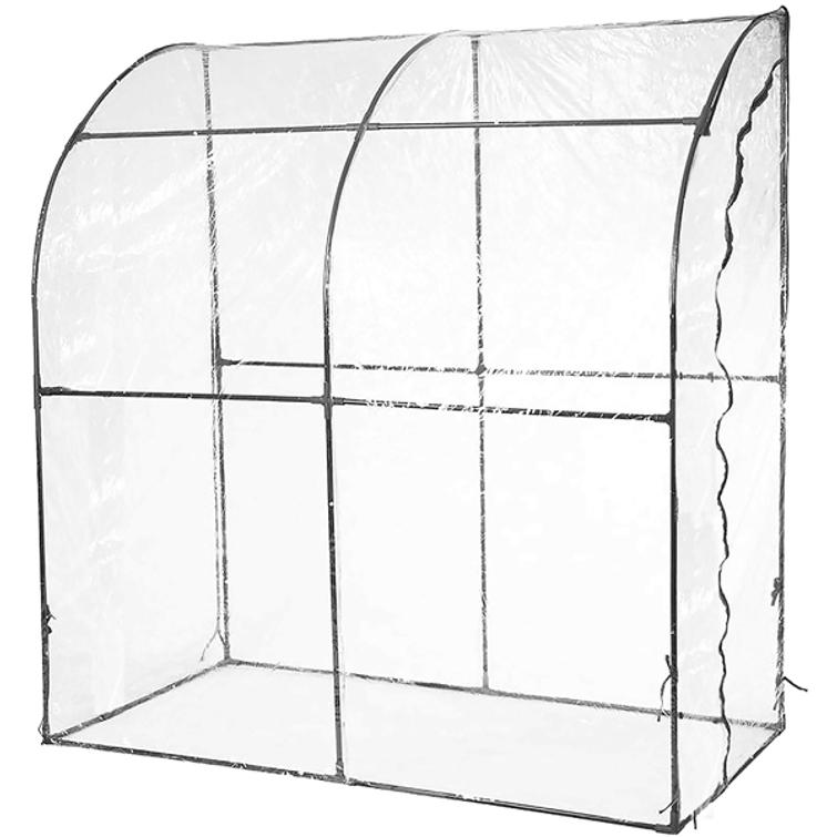 Kasvihuone,  215 x 200 x 100 cm, muovi.