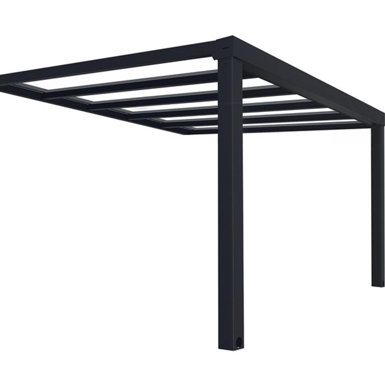 PALRAM STOCKHOLM patio canopy 3.4x3.7m anthracite.