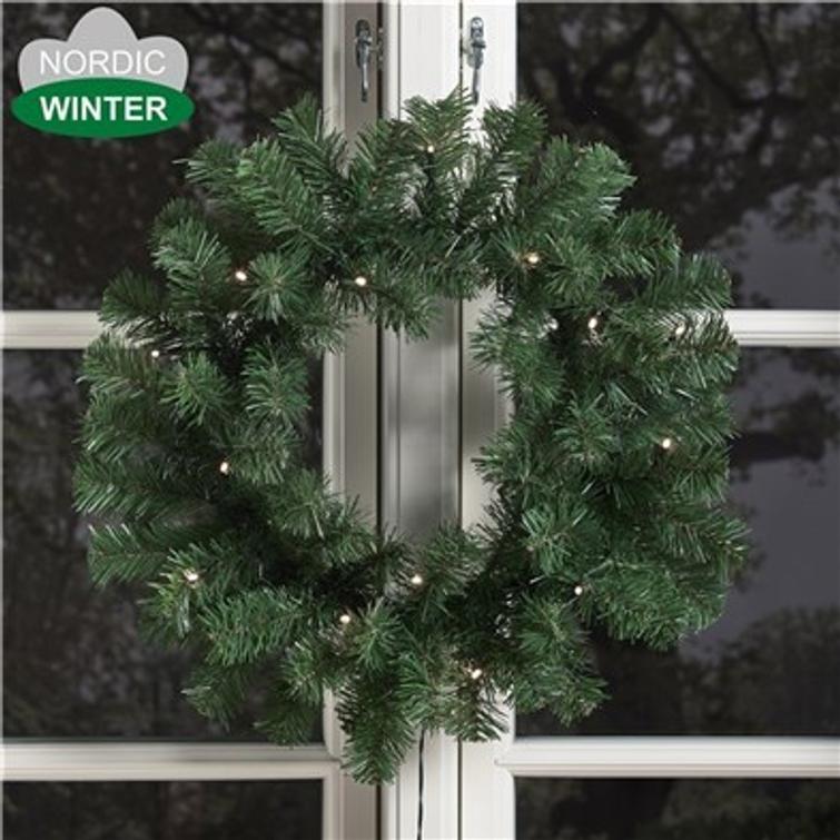 Joulukranssi Ø45 cm LED -valoilla