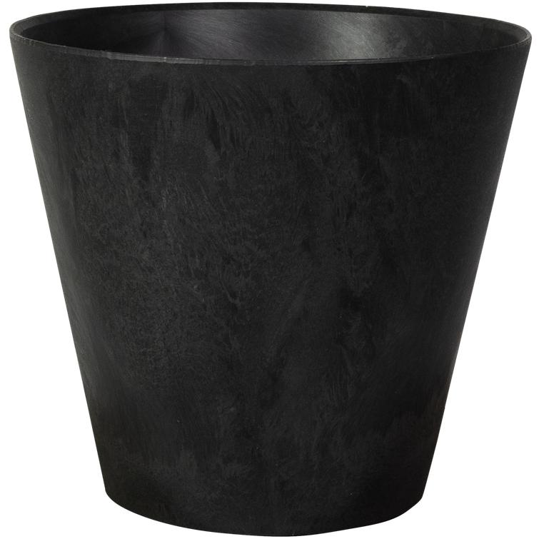 Claire ruukku art stone - Black Ø32 x K29