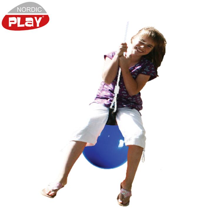 NORDIC PLAY Soft ball swing, &Oslash; 320mm, rope &Oslash; 10mm