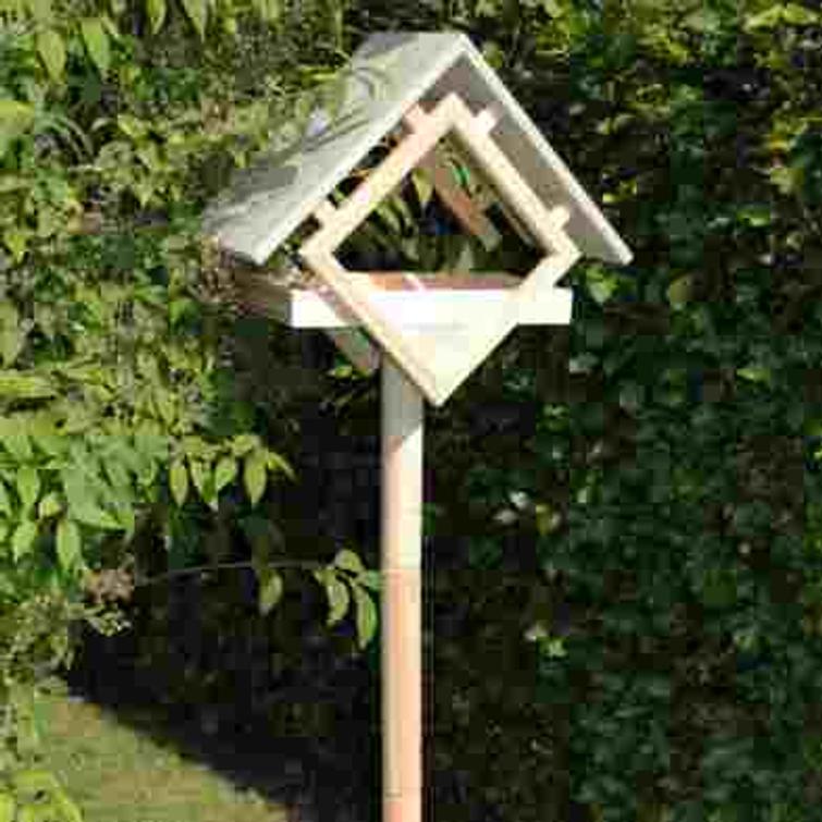 Jalallinen lintulauta, oliivinvihre&auml;, k&auml;sittelem&auml;t&ouml;n jalka HORTUS