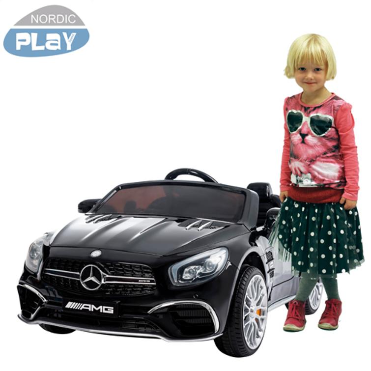 Electric car Mercedes-Benz AMG SL65, black NORDIC PLAY Speed