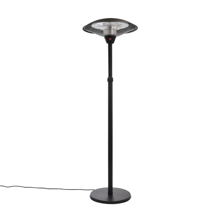 HORTUS Terrassvärmare med justerbar fot 900/1200/2100 W, HA, svart. Leverans från 25.8.