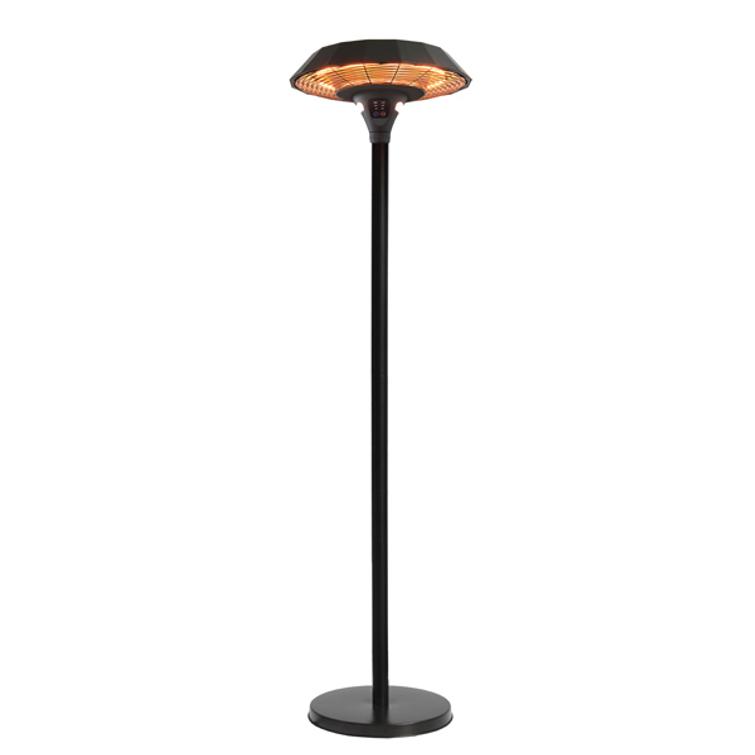 HORTUS Patio heater floor model UFO 800/1200/2000 W, HA, with remote control. available from 30.4.