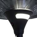 HORTUS Patio heater floor model UFO 800/1200/2000 W, HA, with remote control. available from 30.4.