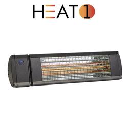 Terassil&auml;mmitin Heat1 Eco High-line  2000W  titanium/antrasiitti, 212-316.