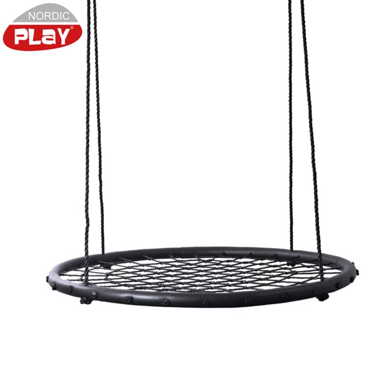 NORDIC PLAY Linnunpes&auml;keinu 100 cm, musta