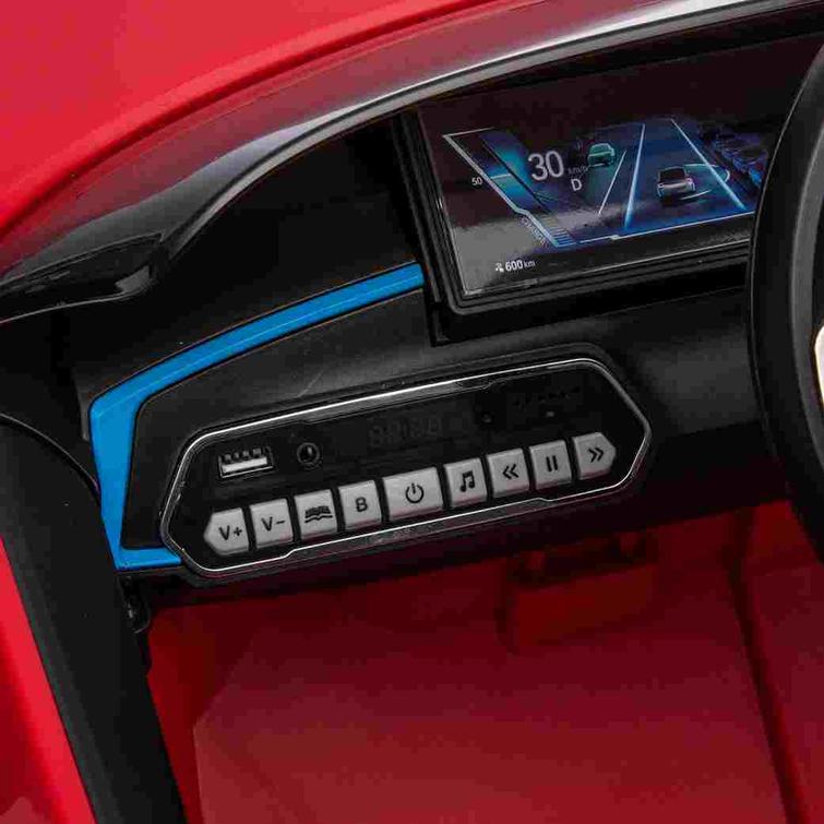 Sähköauto BMW I4 4X12V moottorit, EVA -renkaat, keinonahkaistuin