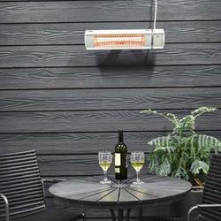 Terassil&auml;mmitin Heat1 Eco High-line  1500W,valkoinen 212-312. S&auml;&auml;dett&auml;v&auml;.