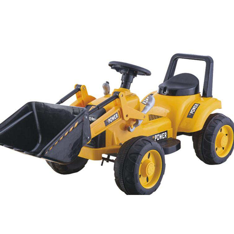 Battery-powered backhoe loader Nordic Play 6V.