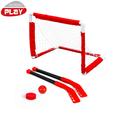 NORDIC PLAY Hockey set incl. 2 goals and 4 sticks - goals: 0.61 x 0.45 x 0.40 m