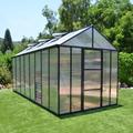 Kasvihuone Glory 12,2 m2, harmaa runko, Palram - Canopia