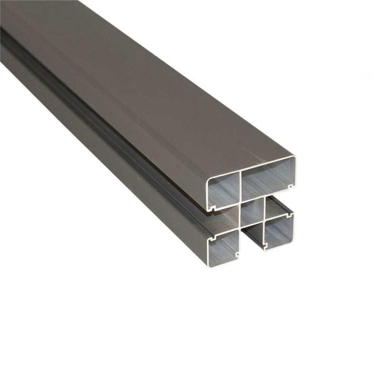 Komposiitti ponttilauta-aitapaketti Royal Como -pintakuvio. Pituus 3,7m, Korkeus 1,6m