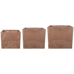 Maud neliöruukku art stone - Oak Setti, jossa 3 eri kokoa