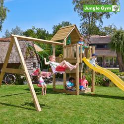 Leikkitornikokonaisuus Jungle Gym Cubby ja Swing Module X'tra sekä liukumäki