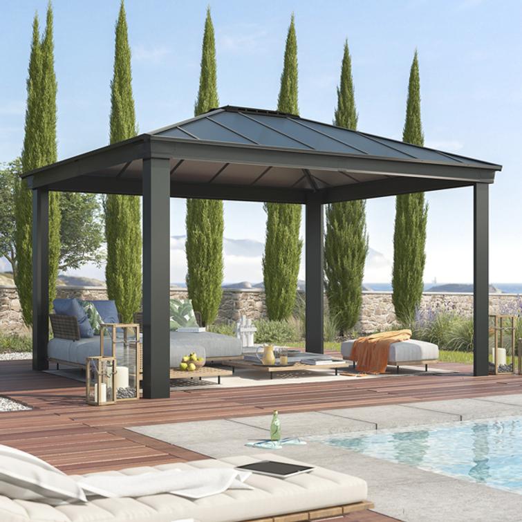 PALRAM Canopia Dallas 4300 paviljonki , antrasiitti.