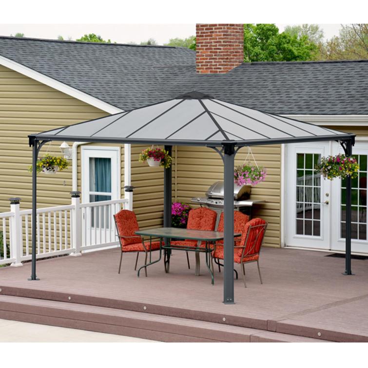 PALRAM Canopia Palermo paviljonki 3600, harmaa/pronssi.