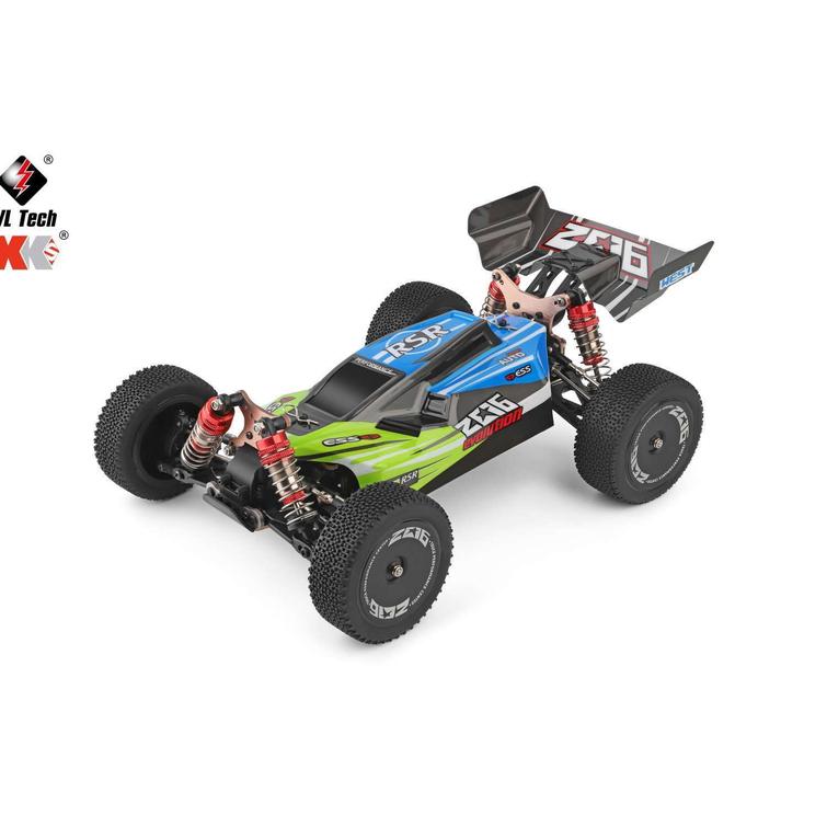 WL Hobby Buggy 1:14, 4WD 2.4Ghz 60km/h gr&ouml;n RC-bil.