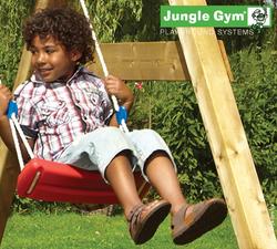 Jungle Gym Swing, punainen keinuistuin, sisältää köyden