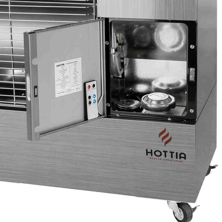 Hottia DIR-1300 värmare, eldningsolja