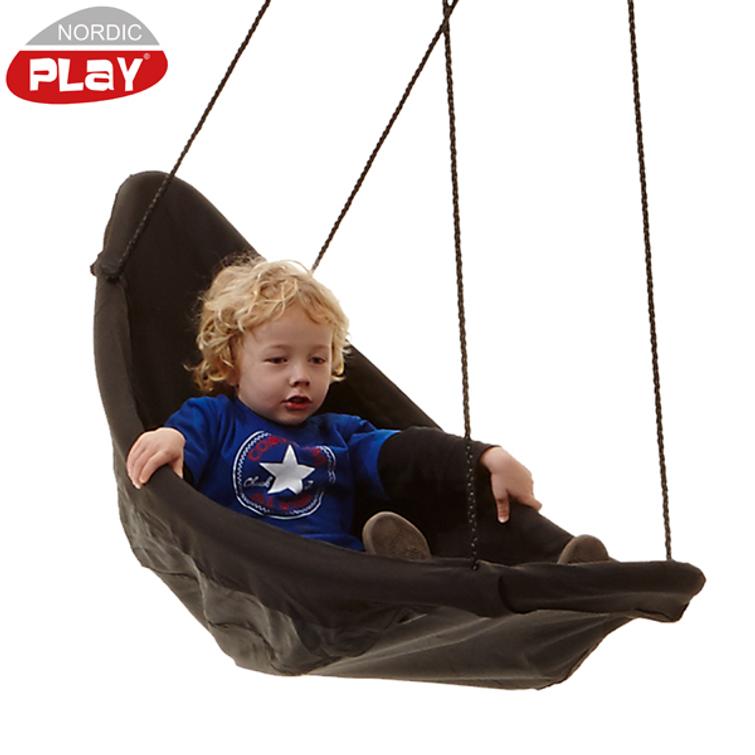 NORDIC PLAY Kanotgunga, svart, 153x54 cm