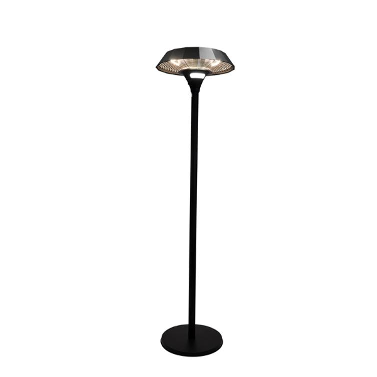 HORTUS Patio heater floor model UFO 800/1200/2000 W, HA, with remote control. available from 30.4.