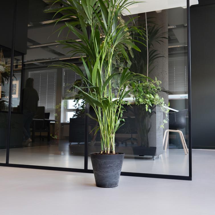 Claire aluslautanen art stone - Black Ø30 x K4