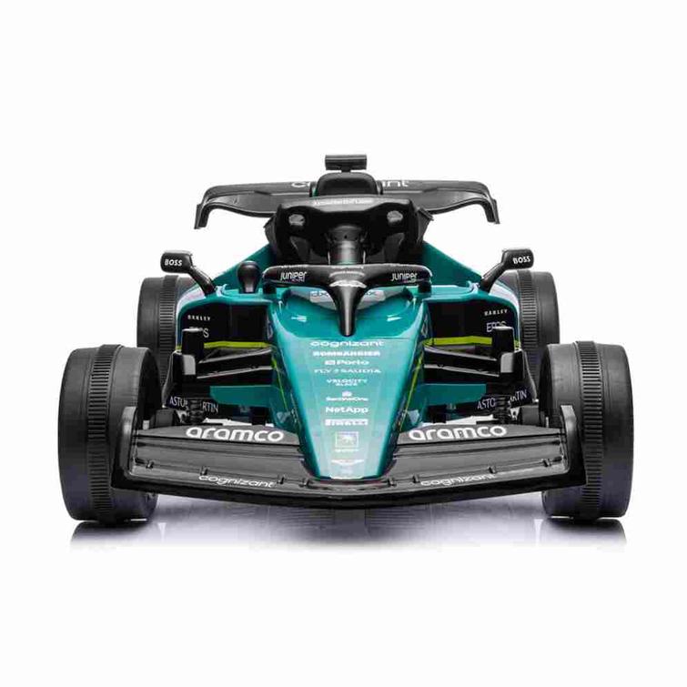 Sähköauto Formula 1 Aston Martin 4 x 12 moottori, EVA-renkaat, NORDIC PLAY