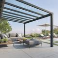 PALRAM STOCKHOLM patio canopy 3.4x3.7m anthracite.