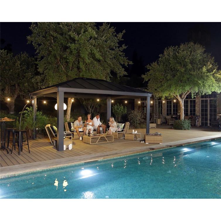 PALRAM Canopia Dallas 4900 paviljonki , antrasiitti.