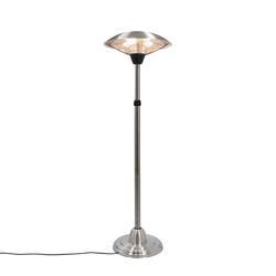 HORTUS Terassil&auml;mmitin lattiamalli s&auml;&auml;dett&auml;v&auml;ll&auml; jalalla 900/1200/2100 W, HA, hop. toim. alk. 25.8.