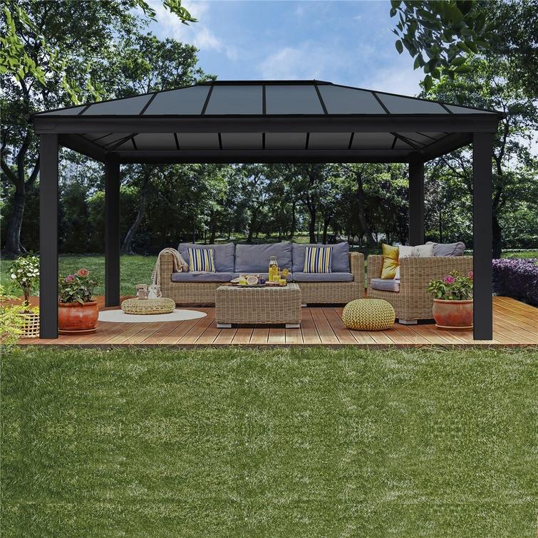 PALRAM Canopia Dallas 4900 paviljonki , antrasiitti.